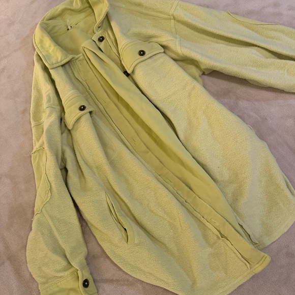Free People Light Yellow Knit Top - Picture 1 of 2